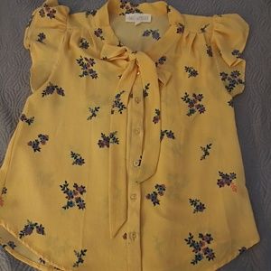 Yellow blouse